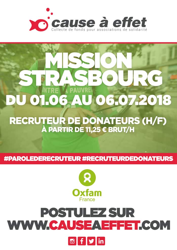 Oxfam, France, mission