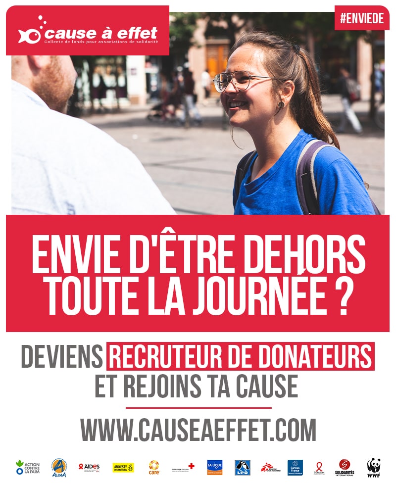 #enviede-dehors Poster design de campagne marketing pour recruter des RD
