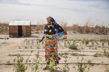 MAURITANIE, Nouakchott.
Ryadh, Nouakchott sud, Fatimatou, agricultrice.